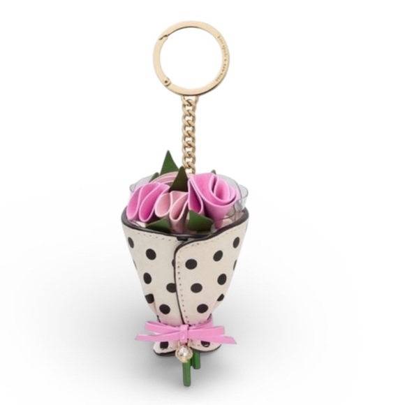 kate spade Accessories - Kate Spade Flora Flower Bag Charm-NWT